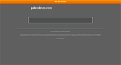 Desktop Screenshot of paleodetox.com