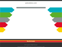 Tablet Screenshot of paleodetox.com